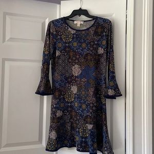 Michael Kors dress, size medium, blue/multi color